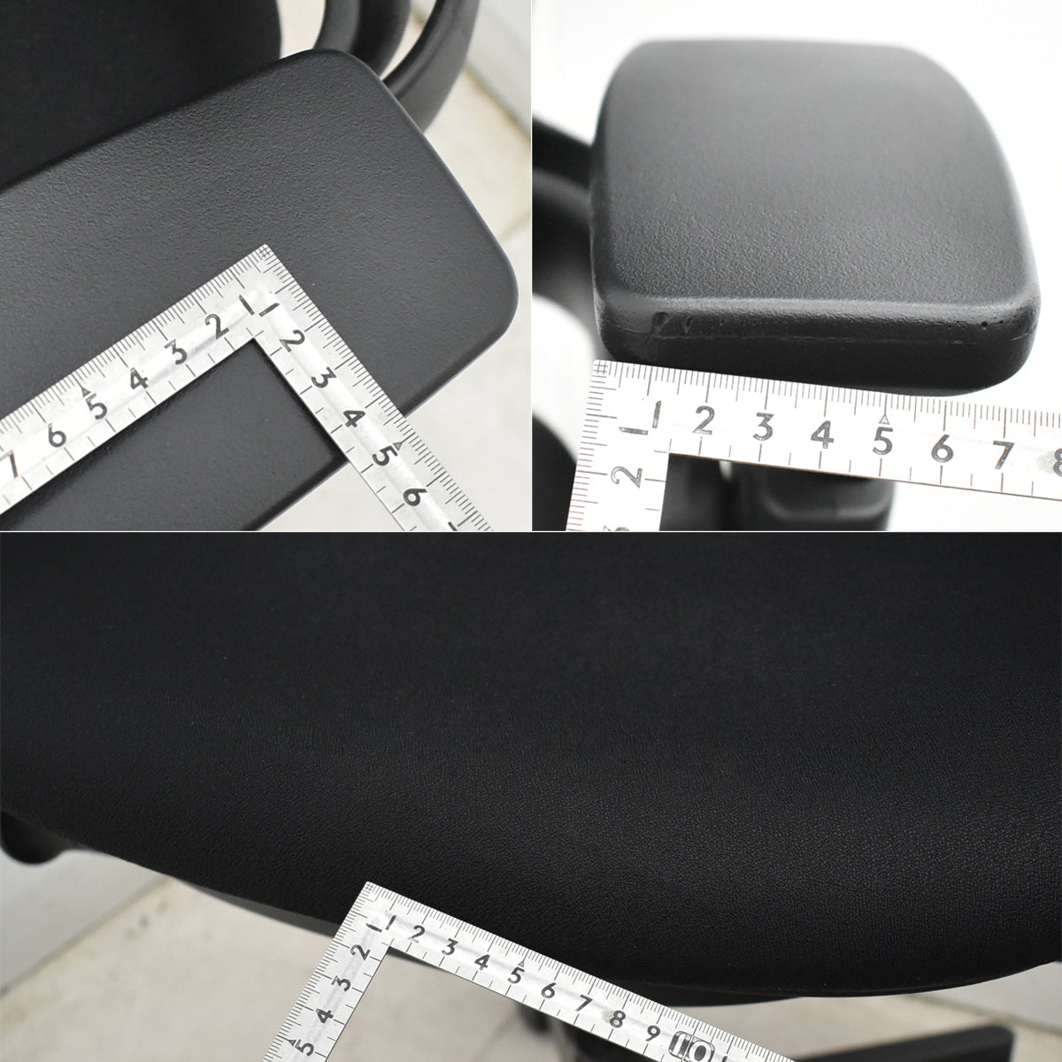 【中古】スチールケース　リープＶ２　APモデル　可動肘（新型肘パッド）ランバーサポート　ハンガー　ブラック　2026061202【中古オフィス家具】
