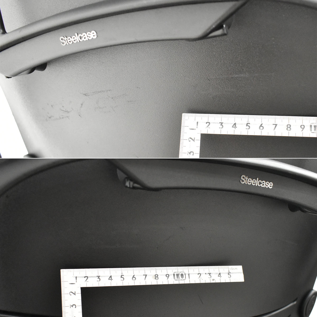【中古】スチールケース　リープＶ２　APモデル　可動肘（新型肘パッド）ランバーサポート　ハンガー　ブラック　2026061202【中古オフィス家具】