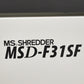 【中古】明光商会　MSシュレッダー　MSD-F31SF　幅500　2026061503【中古オフィス家具】