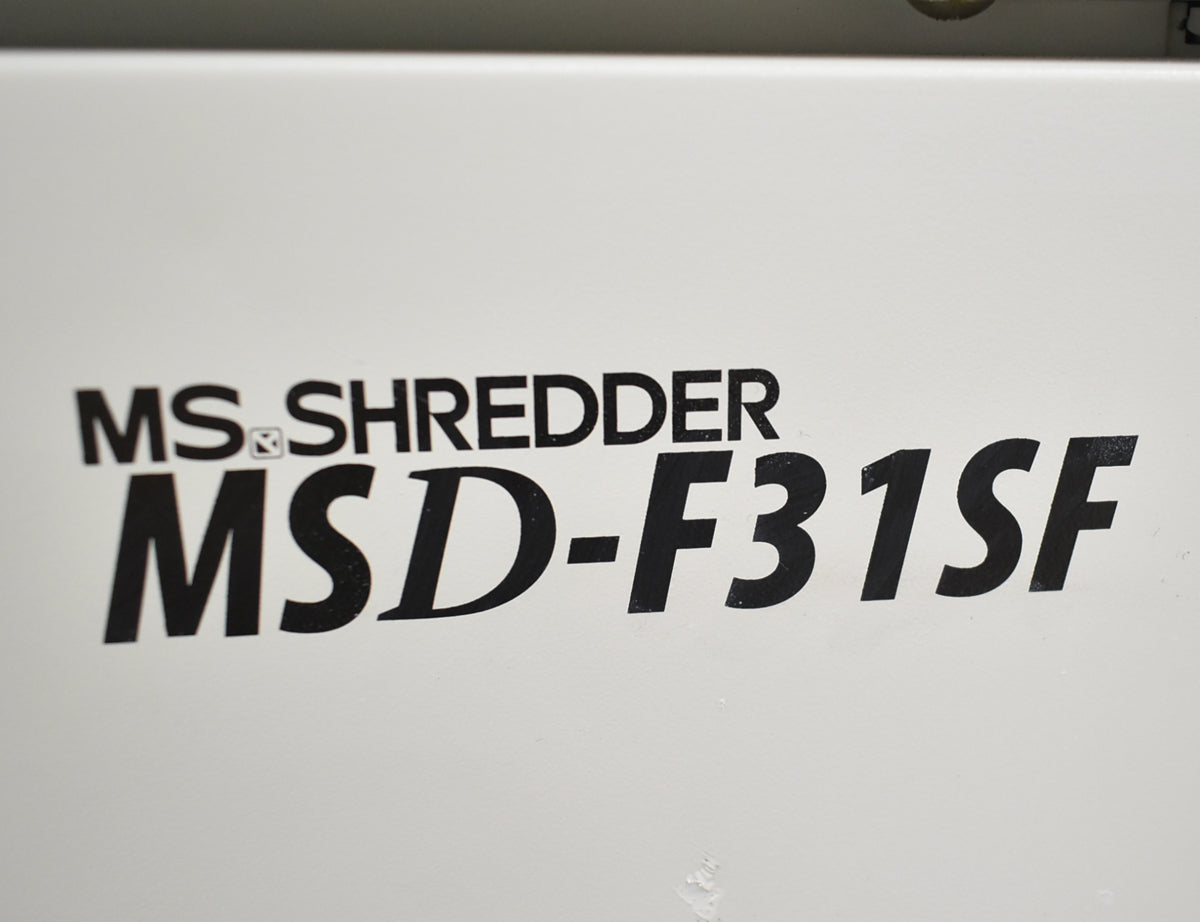 【中古】明光商会　MSシュレッダー　MSD-F31SF　幅500　2026061601【中古オフィス家具】