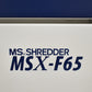 【中古】明光商会　MSシュレッダー　MSX-F65　幅500　2026061603【中古オフィス家具】