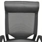 【中古】ウィルクハーン　モダス　ハイバック　固定肘　アルミ脚　メッシュ×本革　ブラック　2026061605【中古オフィス家具】