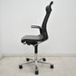 【中古】ウィルクハーン　モダス　ハイバック　固定肘　アルミ脚　メッシュ×本革　ブラック　2026061605【中古オフィス家具】