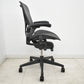 【中古】ハーマンミラー　 アーロンチェア　リマスタード　Bサイズ　可動肘　ポスチャーフィット　グレー　2026061702【中古オフィス家具】
