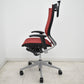 【中古】オカムラ　バロン　ハイバック　可動肘　ハンガー　シルバー脚　レッド 　2026061802【中古オフィス家具】