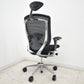【中古】オカムラ　コンテッサ　ヘッドレスト　可動肘　ランバーサポート　ポリッシュ　ブラック　2026062502【中古オフィス家具】
