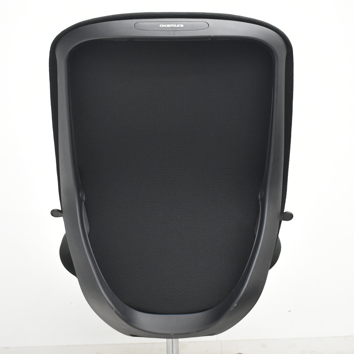 【中古】オカムラ　シルフィー　ローバック　肘なし　バックカーブアジャスト　前傾機能　2023年製　ブラック　2026070101【中古オフィス家具】