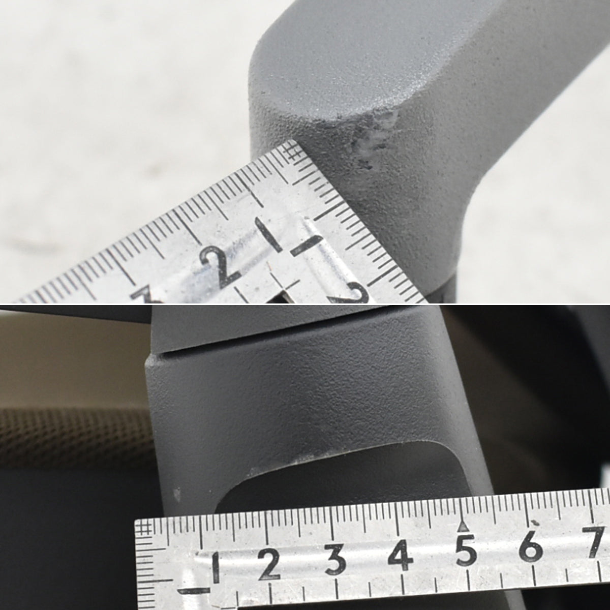 【中古】スチールケース　Gesture　ジェスチャー　製図・カウンター用スツールチェア（ハイチェア）リング肘　ブラウン　2026070202【中古オフィス家具】