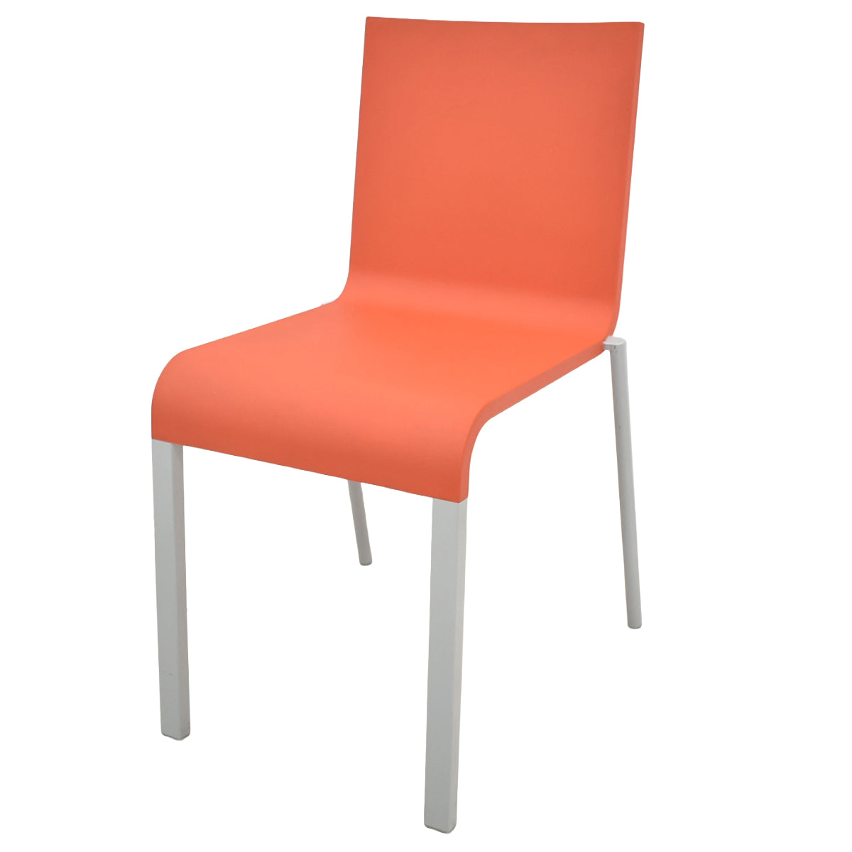 【中古】ヴィトラ vitra.　.03　ゼロスリー　スタッキングチェア　オレンジ　2026070702【中古オフィス家具】
