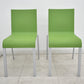 【中古】ヴィトラ vitra.　.03　ゼロスリー　スタッキングチェア　２脚セット　グリーン　2026070703【中古オフィス家具】