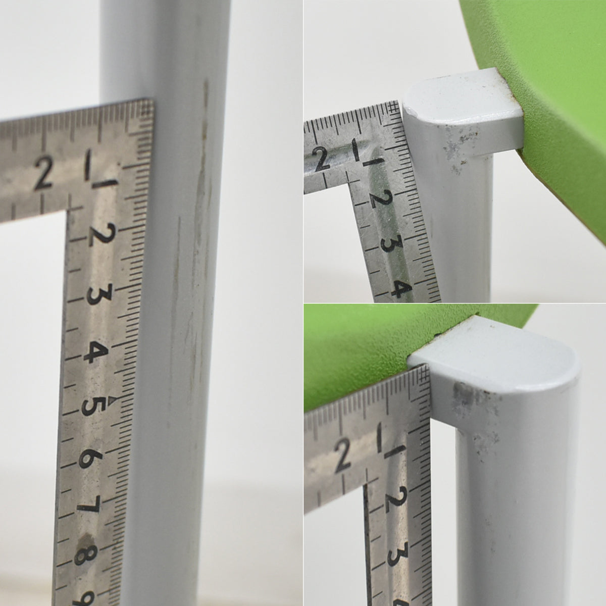 【中古】ヴィトラ vitra.　.03　ゼロスリー　スタッキングチェア　グリーン　2026070704【中古オフィス家具】