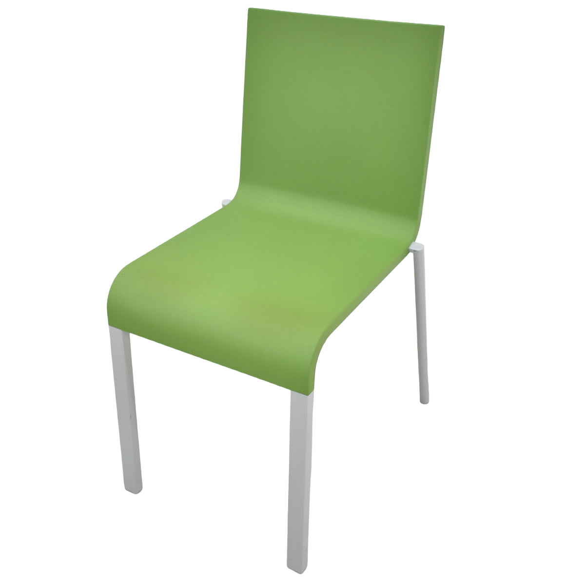 【中古】ヴィトラ vitra.　.03　ゼロスリー　スタッキングチェア　グリーン　2026070704【中古オフィス家具】