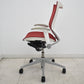 【中古】[難有]オカムラ　バロン　ローバック　可動肘　レッド　2026070806【中古オフィス家具】