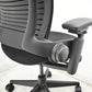 【中古】スチールケース　リープＶ２　可動肘　ＵＳモデル　ブラック　2026070904【中古オフィス家具】