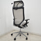 【中古】オカムラ　バロン　エクストラハイバック　可動肘　固定ヘッドレスト　ハンガー　グレー　2026071405【中古オフィス家具】