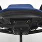 【中古】スチールケース　リープＶ２　APモデル　可動肘（新型肘パッド）ネイビー　2026071502【中古オフィス家具】