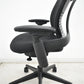 【中古】[難有]スチールケース　リープＶ２　APモデル　可動肘（新型肘パッド）ブラック　2026071503【中古オフィス家具】