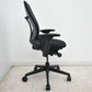 【中古】[難有]スチールケース　リープＶ２　APモデル　可動肘（新型肘パッド）ブラック　2026071503【中古オフィス家具】