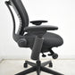 【中古】[難有]スチールケース　リープＶ２　APモデル　可動肘（新型肘パッド）ブラック　2026071503【中古オフィス家具】