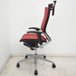 【中古】オカムラ　バロン　ハイバック　可動肘　ハンガー　シルバー脚　レッド 　2026072206【中古オフィス家具】