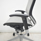 【中古】オカムラ　バロン　ハイバック　可動肘　ハンガー　シルバー脚　グレー 　2026072801【中古オフィス家具】