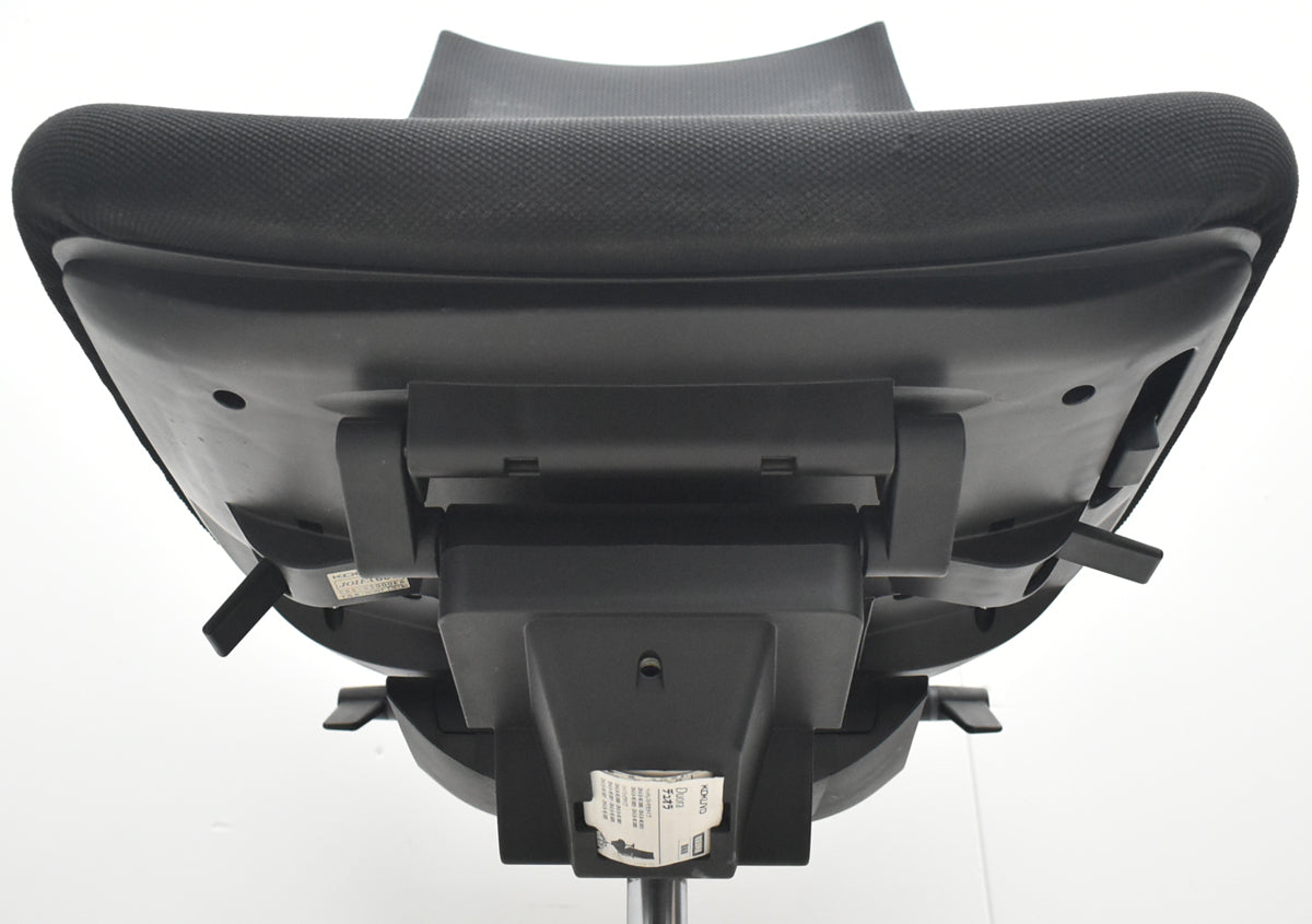 【中古】コクヨ　デュオラ　ブラック　肘なし　2026072906【オフィスチェア】