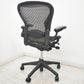 【中古】ハーマンミラー　アーロンチェア　Bサイズ　フル装備　ランバーサポート　ブラウン　2026073004【中古オフィス家具】