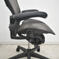 【中古】ハーマンミラー　アーロンチェア　Bサイズ　フル装備　ランバーサポート　ブラック　2026073008【中古オフィス家具】