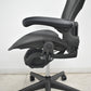 【中古】ハーマンミラー　アーロンチェア　Bサイズ　フル装備　ランバーサポート肘レバータイプ　昇降ガス新品　ブラック　2026073010【中古オフィス家具】