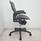 【中古】ハーマンミラー　アーロンチェア　Bサイズ　フル装備　ランバーサポート　昇降ガス新品　ブラウン　2026080301【中古オフィス家具】