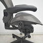 【中古】ハーマンミラー　アーロンチェア　Bサイズ　フル装備　ランバーサポート　昇降ガス新品　ブラウン　2026080301【中古オフィス家具】