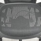 【中古】ハーマンミラー　アーロンチェア　Bサイズ　フル装備　ランバーサポート　肘レバータイプ　昇降ガス新品　ブラック　2026080303【中古オフィス家具】