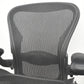 【中古】ハーマンミラー　アーロンチェア　Bサイズ　フル装備　ランバーサポート　ブラック　2026080305【中古オフィス家具】