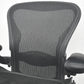【中古】ハーマンミラー　アーロンチェア　Bサイズ　フル装備　ランバーサポート　ブラック　2026080306【中古オフィス家具】