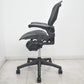 【中古】ハーマンミラー　アーロンチェア　Bサイズ　フル装備　ランバーサポート　肘レバータイプ　昇降ガス新品　ブラック　2026080307【中古オフィス家具】