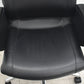 【中古】オカムラ　CEシリーズ　エグゼクティブチェア　ハイバック　パネル肘　ブラック　革張り　2026080404【中古オフィス家具】