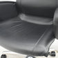 【中古】オカムラ　CEシリーズ　エグゼクティブチェア　ハイバック　パネル肘　ブラック　革張り　2026080404【中古オフィス家具】