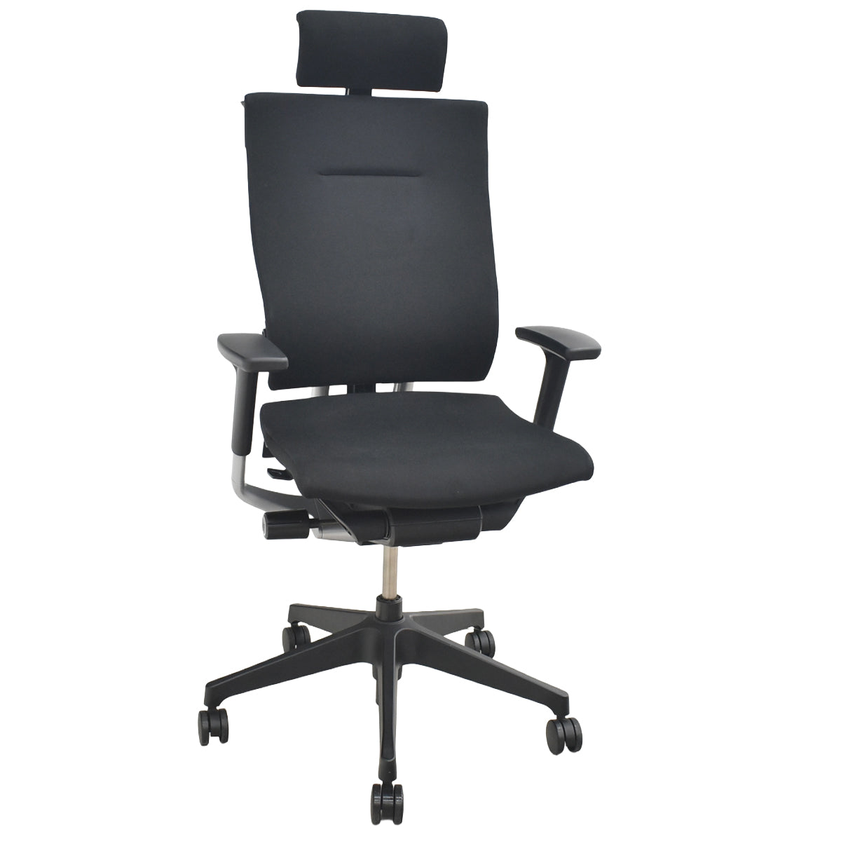 【中古】イトーキ　スピーナ　エクストラハイバック（可動ヘッドレスト）可動肘　アクティブランバーサポート　ハンガー　ブラック　2026080406【中古オフィス家具】