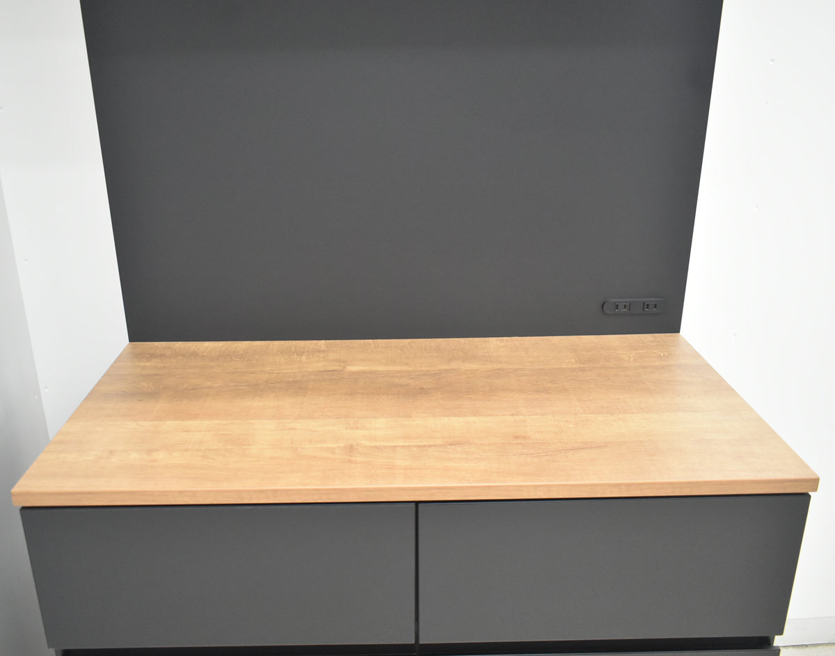 【中古】イトーキ　ノットワークシリーズ　キッチンキャビネット　ハイタイプ　幅900　2026080506【中古オフィス家具】