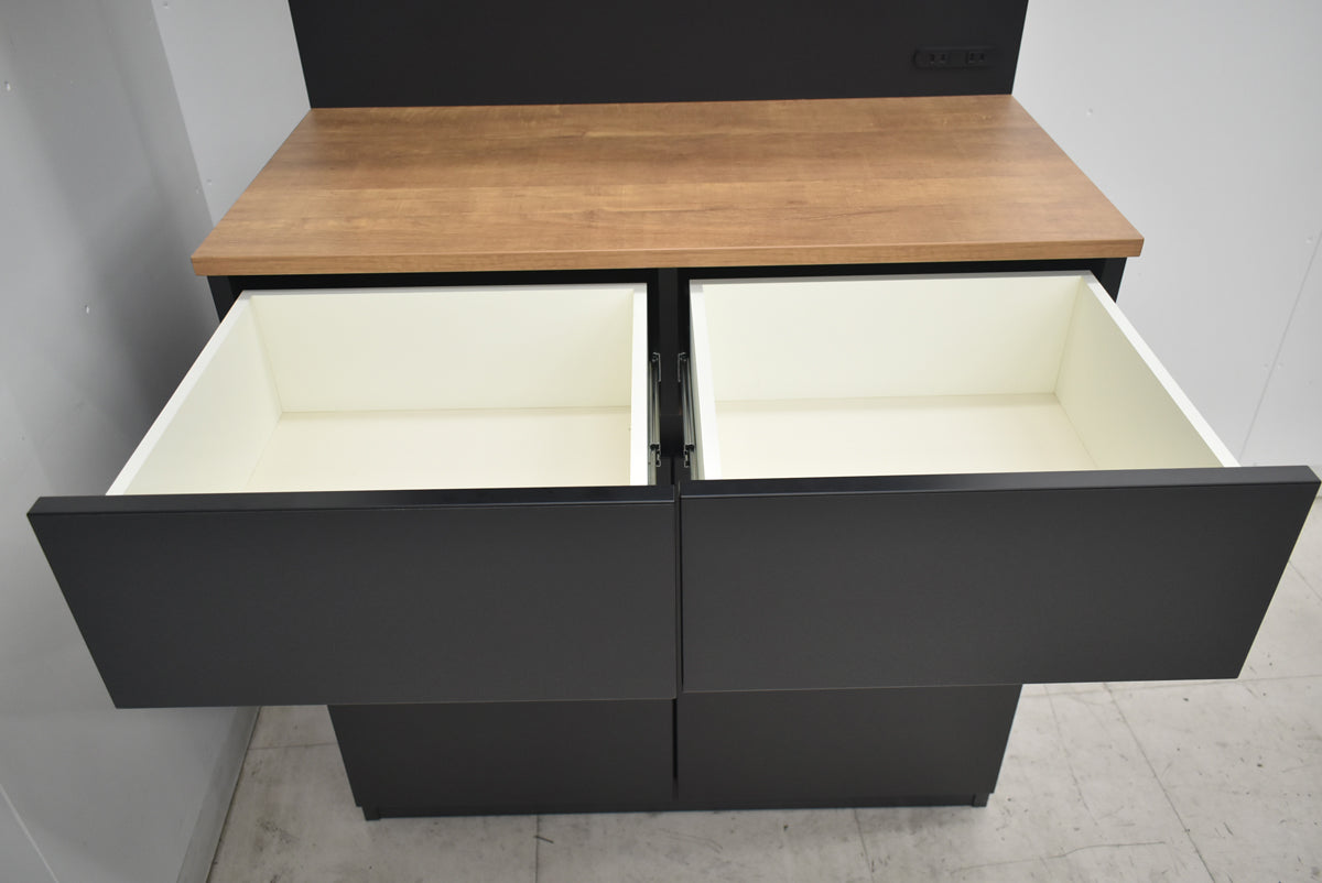 【中古】イトーキ　ノットワークシリーズ　キッチンキャビネット　ハイタイプ　幅900　2026080506【中古オフィス家具】
