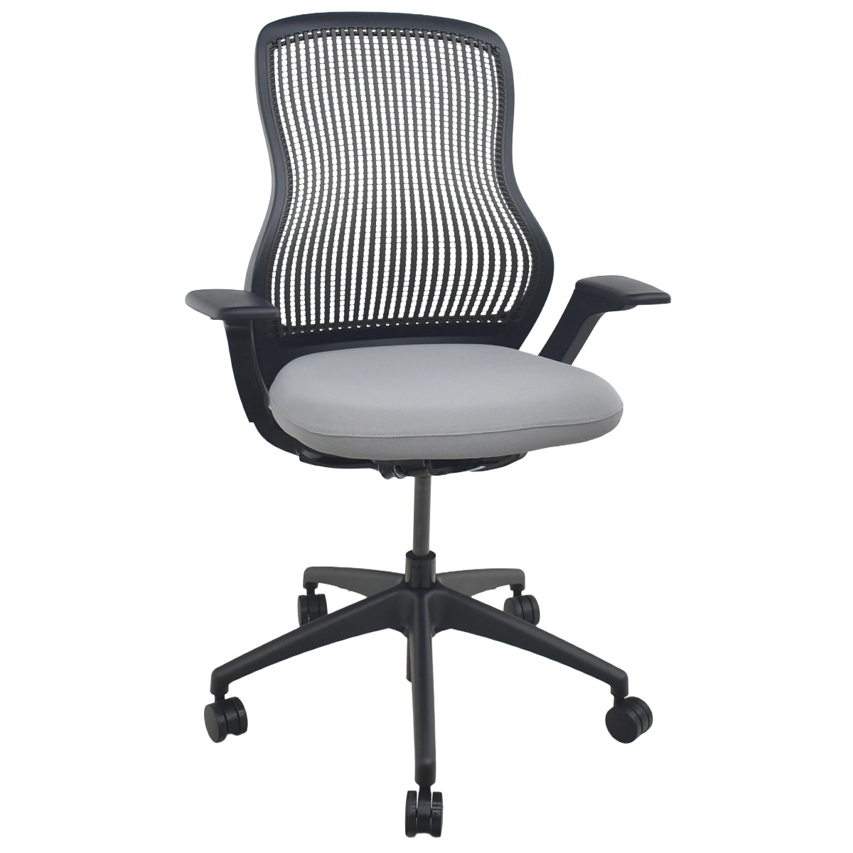 【中古】Knoll　リジェネレーション　可動肘（ハイパフォーマンス肘）ダイナミックサスペンション　グレー　2026080702【中古オフィス家具】