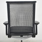 【中古】スチールケース　シンク　可動肘　ポリッシュ　ブラック　2026080703【中古オフィス家具】
