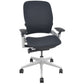 【中古】スチールケース　リープＶ２　３Ｄニット　可動肘　プラチナフレーム　USモデル　ブラック　2026081704【中古オフィス家具】