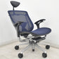 【中古】オカムラ　コンテッサ　ヘッドレスト　可動肘（肘パッド新品）ランバーサポート　ダークブルー　2026082003【中古オフィス家具】