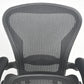 【中古】ハーマンミラー　アーロンチェア　スタンダード　Ｂサイズ　ランバーサポート　ブラック　2026082401【中古オフィス家具】