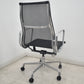 【中古】ハーマンミラー　イームズ　アルミナムグループ エグゼクティブチェア　メッシュ　ブラック　2026082501【中古オフィス家具】