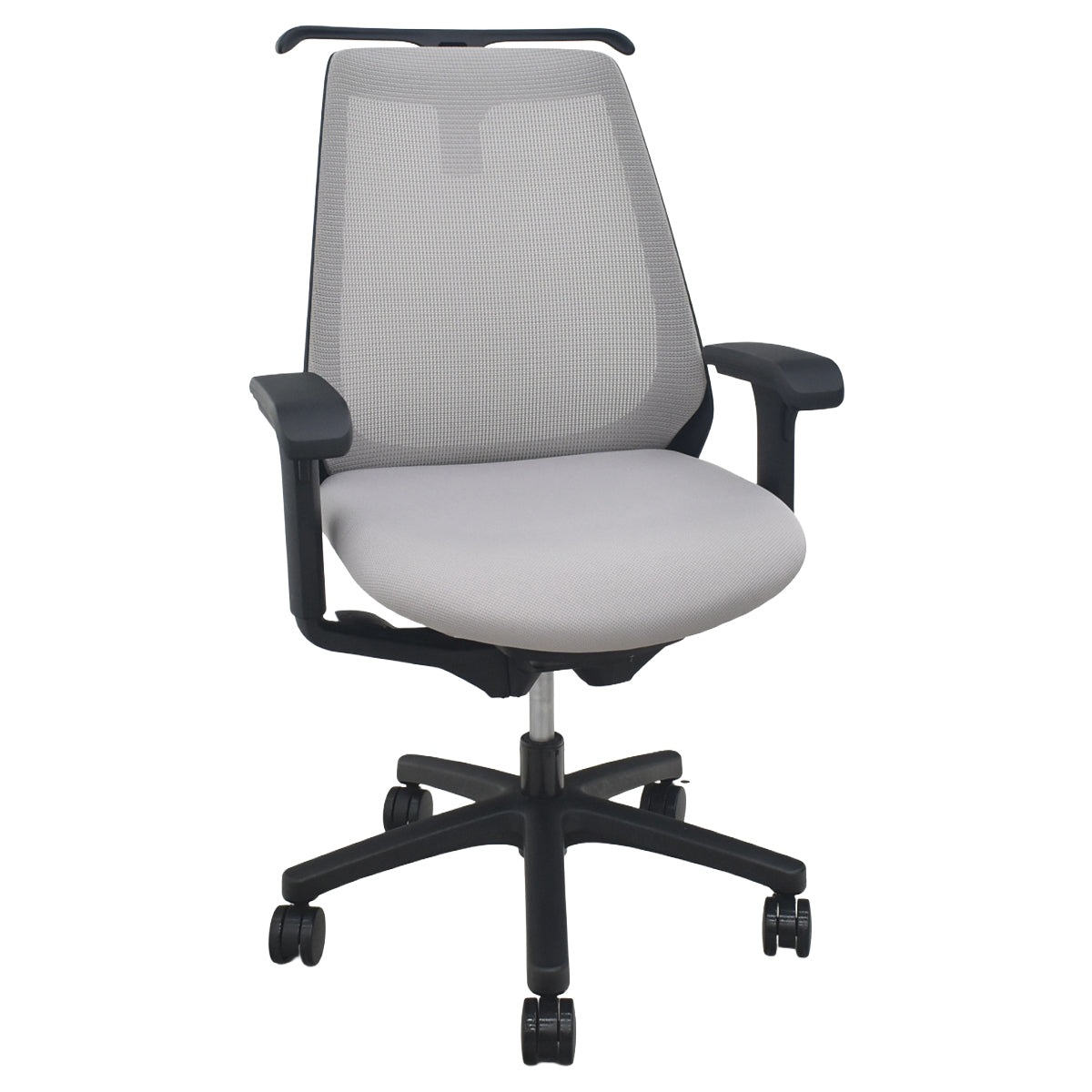 【中古】イトーキ　ノナ　可動肘　ハンガー　グレー　2026082504【中古オフィス家具】
