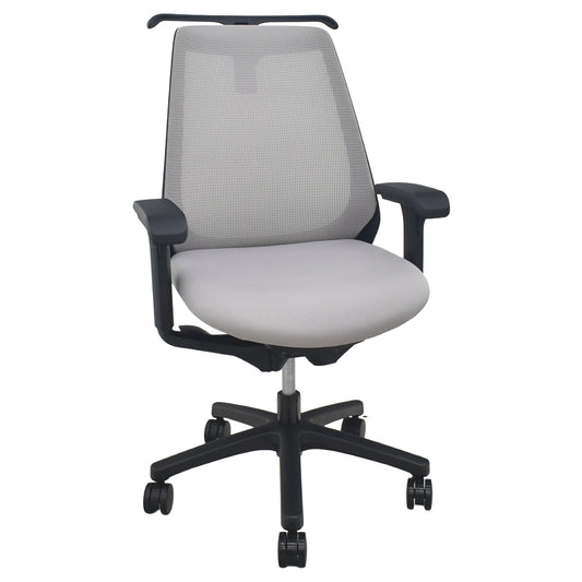 【中古】イトーキ　ノナ　可動肘　ハンガー　グレー　2026082504【中古オフィス家具】