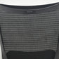 【中古】オカムラ　バロン　ローバック　肘なし　シルバー脚　ブラック　2026082606【中古オフィス家具】