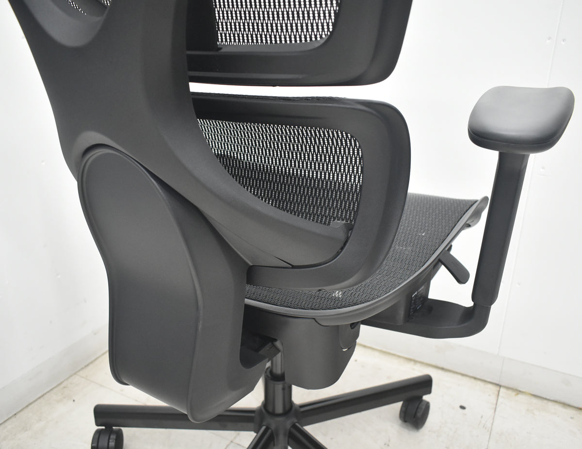 【中古】株式会社COFO（FOS）COFO Chair Pro　ヘッドレスト　フットレスト　ハンガー　ランバーサポート　ウレタンキャスター　ブラック　2026082607【中古オフィス家具】